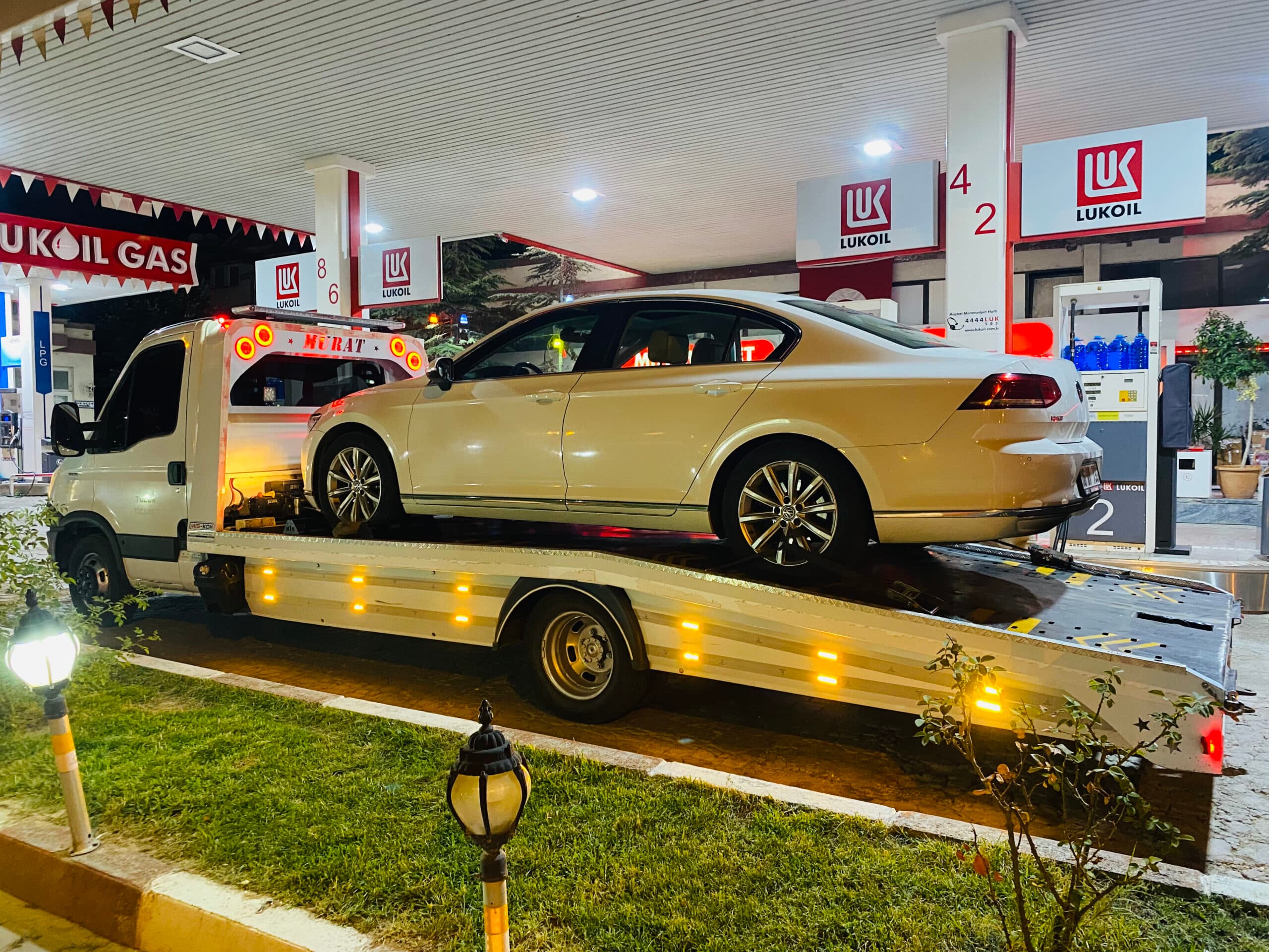 Darende Çekici aracı iş başında